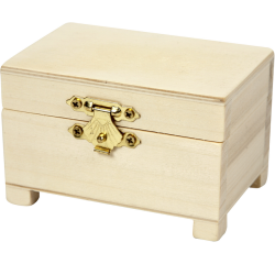 Boîte à trésor Creativ Company 6x9x6cm bois