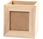 Creativ Company pencil holder 10x10x10cm wood