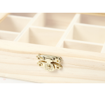 Doos Creativ Company 15.5x20.5x3.5cm hout met glazen deksel