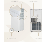 Airconditioning BRASQ MAC9000 9000 BTU wit