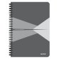 Cahier Leitz Office A5 ligné 180 pages 80g gris gris