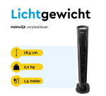 Ventilateur sur colonne BRASQ F500 H79cm noir