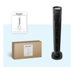 Ventilateur sur colonne BRASQ F500 H79cm noir