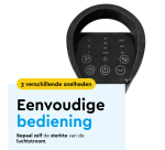 Ventilateur sur colonne BRASQ F500 H79cm noir