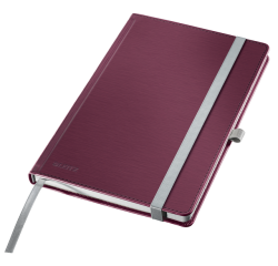 Carnet de notes Leitz Style A5 ligné 160 pages 100g rouge