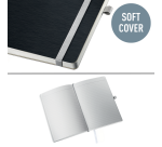Carnet de notes Leitz Style A5 ligné 160 pages 100g noir