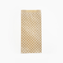 Pochette en papier à fond plat 'Etoiles'