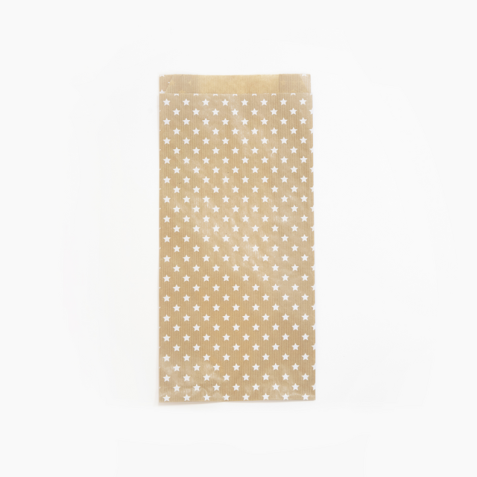 Pochette en papier à fond plat 'Etoiles'