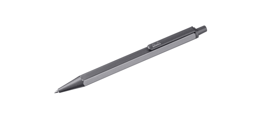 Rhodia scRipt Medium Titanium Ballpoint Pen