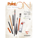 "clairefontaine paint on, glued, a4 painting pad"