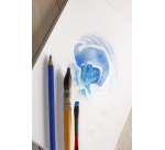 Bloc à dessin Clairefontaine Paint On A4 granuleux 20 feuilles 250g