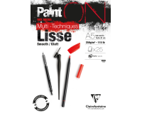 Painton white smooth pad a5 25sh 250g