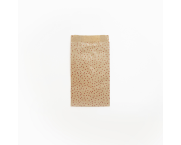 Packung mit 50 geschenktüten kraft, 11x21+5cm, herzen - kartonbraun