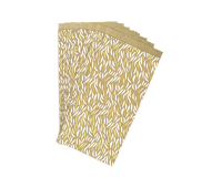 Clairefontaine Kraft Pockets 12x24+4.5cm, Wave Design Pack of 50 - White