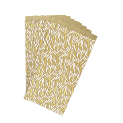 Clairefontaine Kraft Pockets 12x24+4.5cm, Wave Design Pack of 50 - White