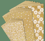 Cadeauzak Clairefontaine 12x24x4.5cm kraft golven 50 stuks