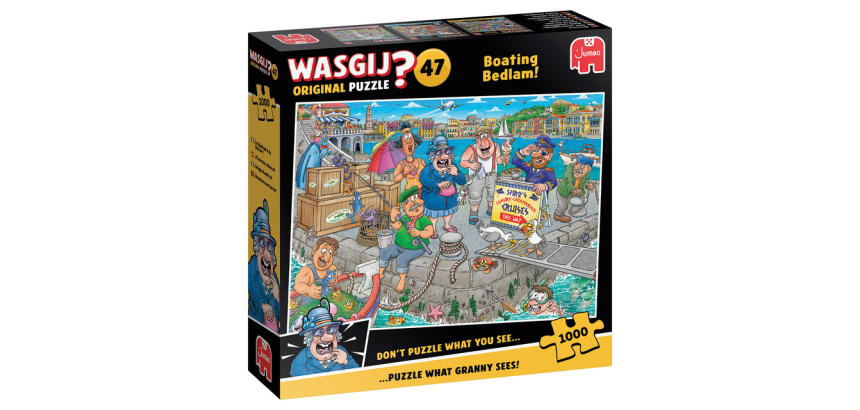 Puzzle Wasgij Original 47 De boot in! 1000 pièces