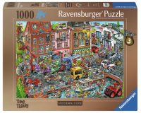 Puzzel Ravensburger Ray's comic Modern Time 1000 stukjes
