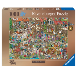 Puzzle Ravensburger Ray's Comic Middel Ages 1000 pièces