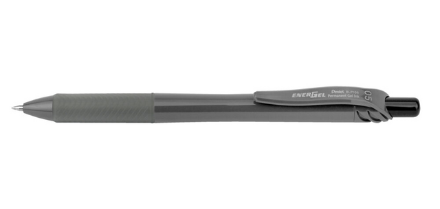 Gelschrijver Pentel BLP105 Energel permanent ultra fijn zwart