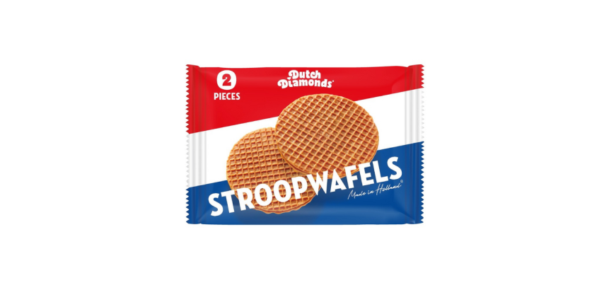 Stroopwafels Dutch Diamonds duopack 80g