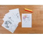 Bloc de coloriage Clairefontaine Odelia A4 Femmes