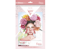 Odelia Creative Notebook 20 Sheets, A4 250g, Woman