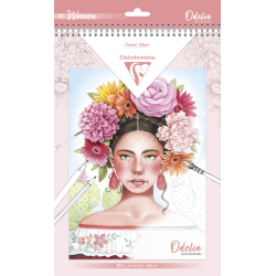 Kleurboek Clairfontaine Odelia A4 Vrouwen