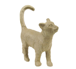 Figurine à décorer Décopatch chat marchant 11x3,5x12cm