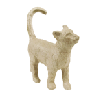 Figurine à décorer Décopatch chat marchant 11x3,5x12cm