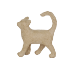 Figurine à décorer Décopatch chat marchant 11x3,5x12cm