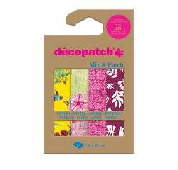 Hobbypapier Décopatch 30x40cm set à 4 vel thema Wandeling in Kyoto