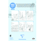 Kleurboek Clairefontaine Odelia A4 Steden