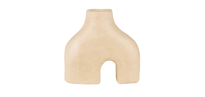 Objet à décorer Décopatch vase double pied 19x7x18cm