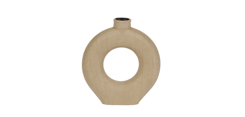 Figuur Décopatch vaas ring 21x21x23cm