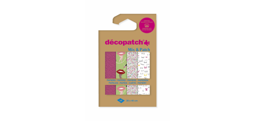 Hobby Decopatch Paper 30x40cm set of 4 sheets ode to the woman