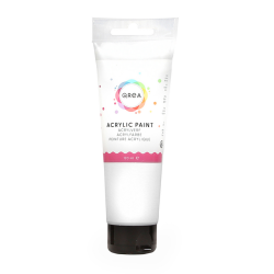 Peinture acrylique Qrea 120ml blanc