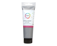 Acrylverf Qrea 120 ml zilver