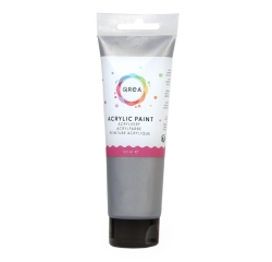 Peinture acrylique Qrea 120ml argent