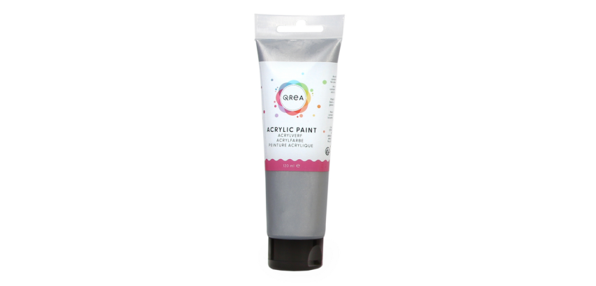 Qrea Acrylic Paint 120ml Silver