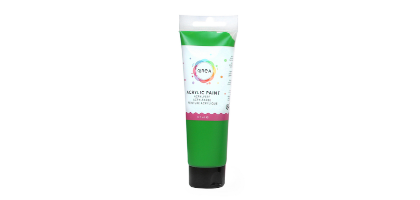 Acrylverf Qrea 120 ml briljant groen