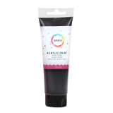 Peinture acrylique Qrea 120ml noir