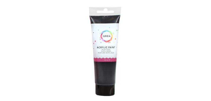 Qrea Acrylfarbe 120ml Schwarz