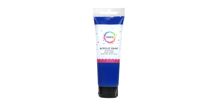 Qrea Acrylic Paint 120ml Phthalo Blue