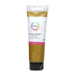 Peinture acrylique Qrea 120ml or