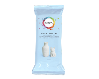Pâte à modeler Qrea séchage à l'air blanc 500g