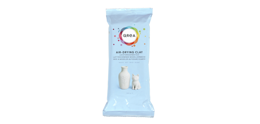 Qrea air-drying modeling clay white 500g