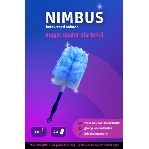 Kit de démarrage Duster NIMBUS 1 support et 2 recharges