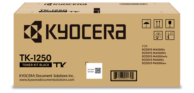 KYOCERA TK-1250 tonercartridge 1 stuk(s) Origineel Zwart