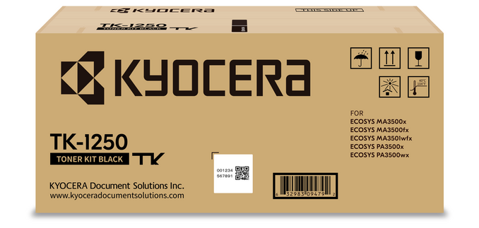 Toner Kyocera TK-1250 Zwart